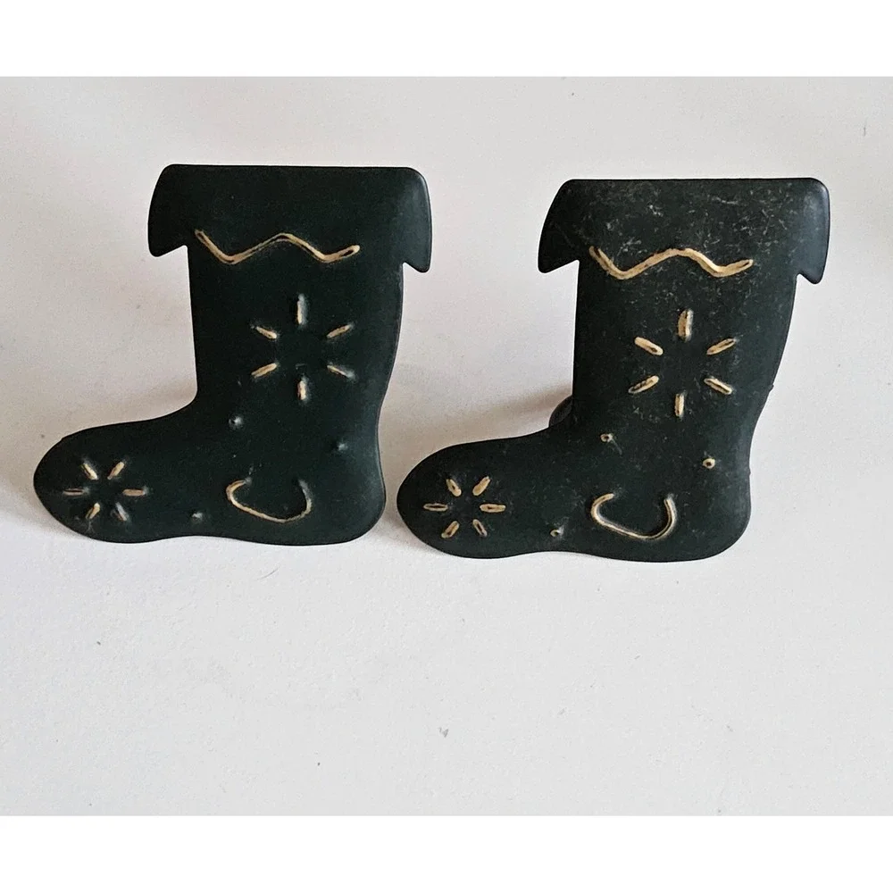 Vintage Christmas Napkin Ring Holders Set 8 Sleigh Bell Holiday‎ Decor Rustic